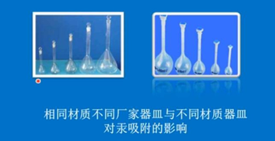 器皿對汞吸附的影響